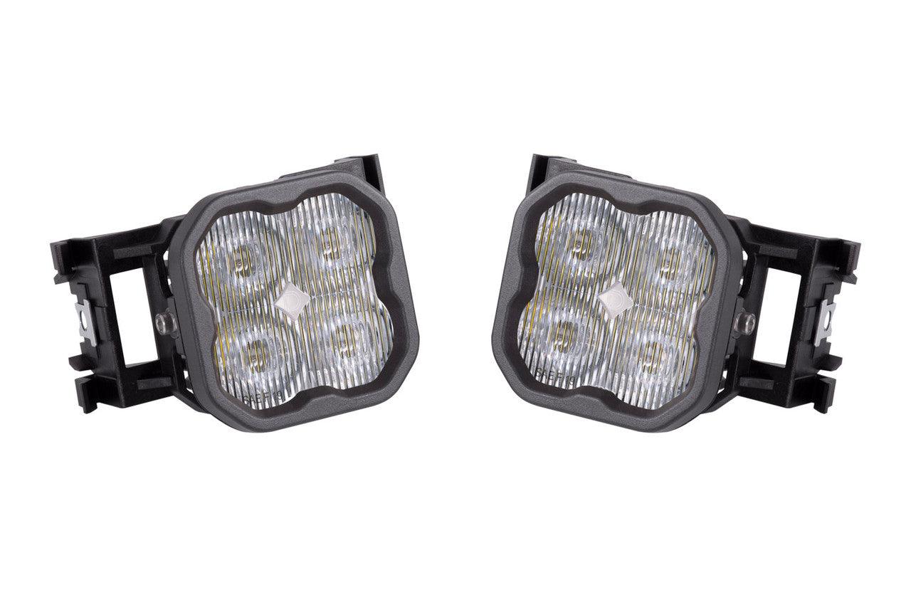 Diode Dynamics SS3 LED Fog Light Kit for 2008-2009 Subaru Legacy White SAE-DOT Fog Sport w- Backlight - Apollo Off-Road