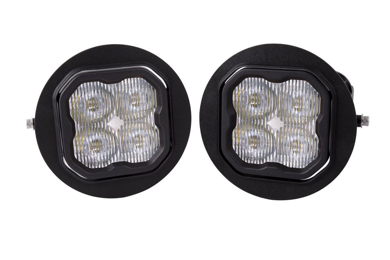 Diode Dynamics SS3 LED Fog Light Kit for 2008-2010 Dodge Viper White SAE-DOT Fog Pro w- Backlight - Apollo Off-Road