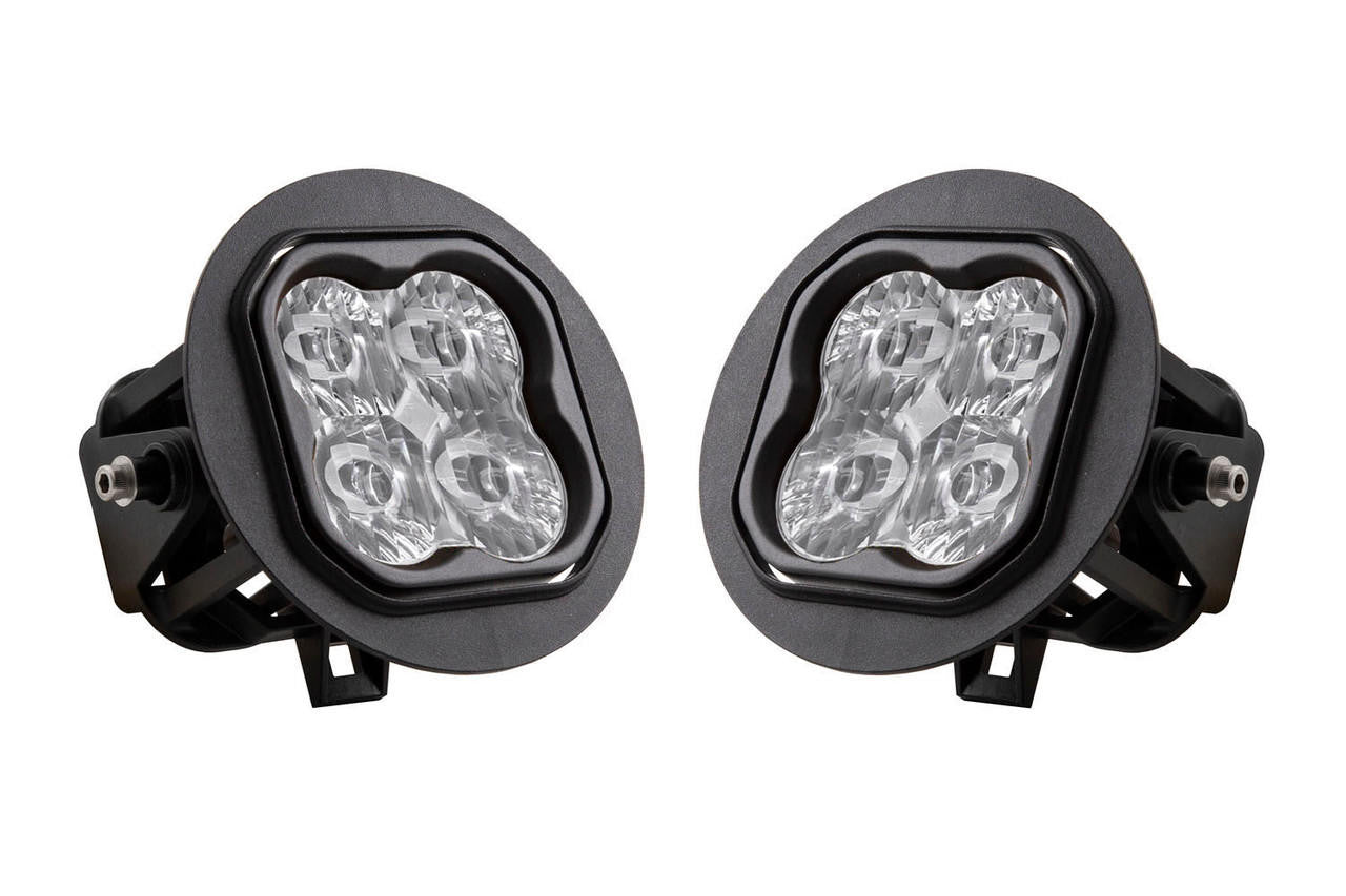 Diode Dynamics SS3 LED Fog Light Kit for 2008-2010 Dodge Viper White SAE-DOT Fog Pro w- Backlight - Apollo Off-Road