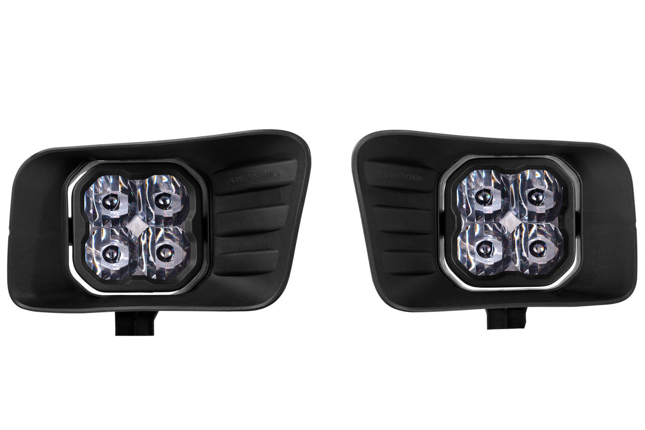 Diode Dynamics SS3 LED Fog Light Kit for 2009-2012 Ram 1500 White SAE-DOT Fog Max w- Backlight - Apollo Off-Road