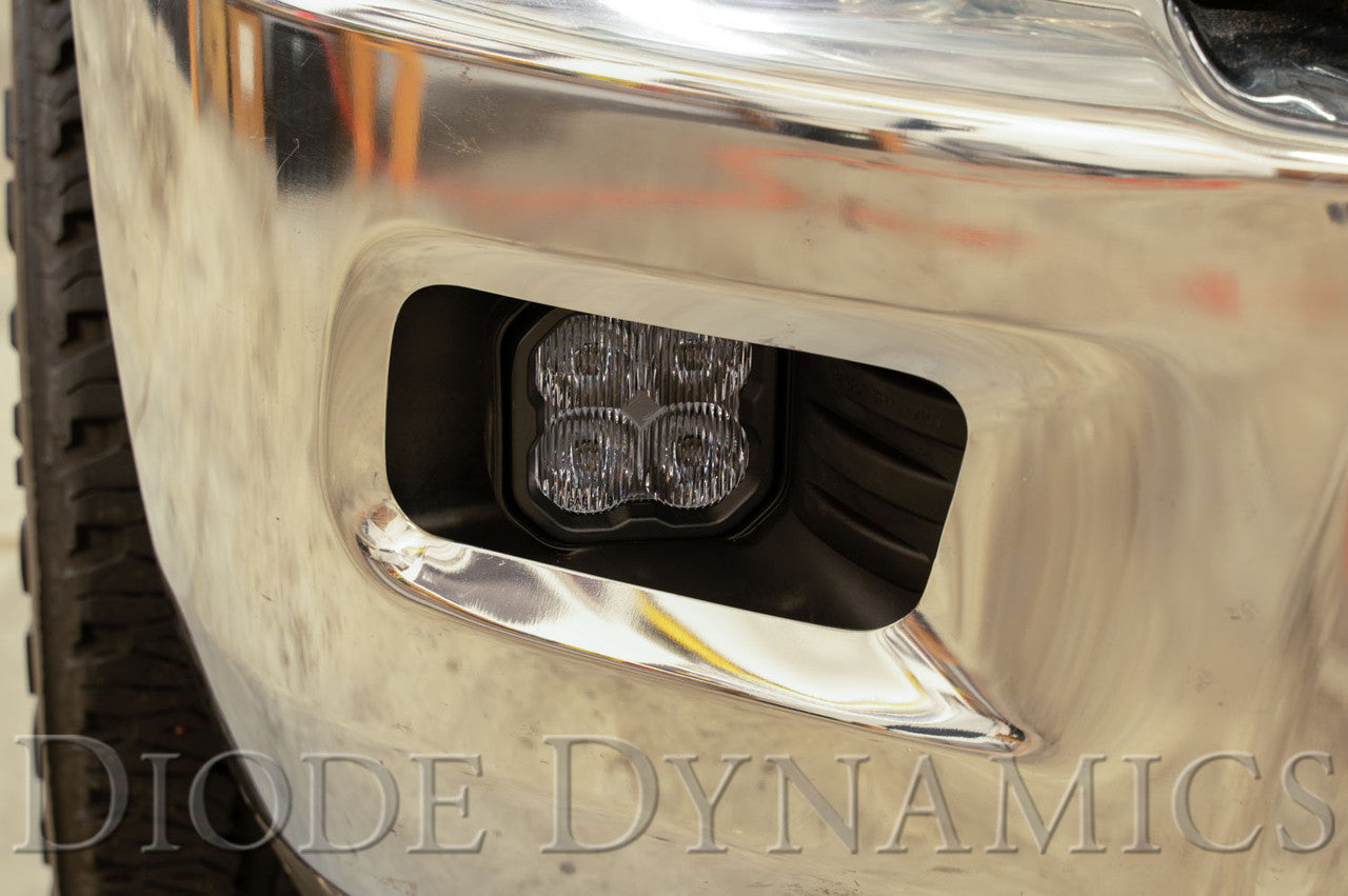 Diode Dynamics SS3 LED Fog Light Kit for 2009-2012 Ram 1500 White SAE-DOT Fog Max w- Backlight - Apollo Off-Road