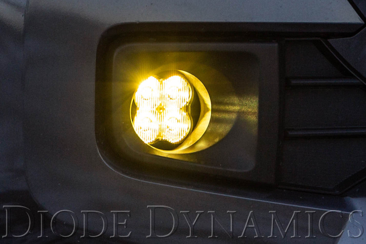 Diode Dynamics SS3 LED Fog Light Kit for 2010-2012 Lexus HS250h Yellow SAE-DOT Fog Max w- Backlight - Apollo Off-Road