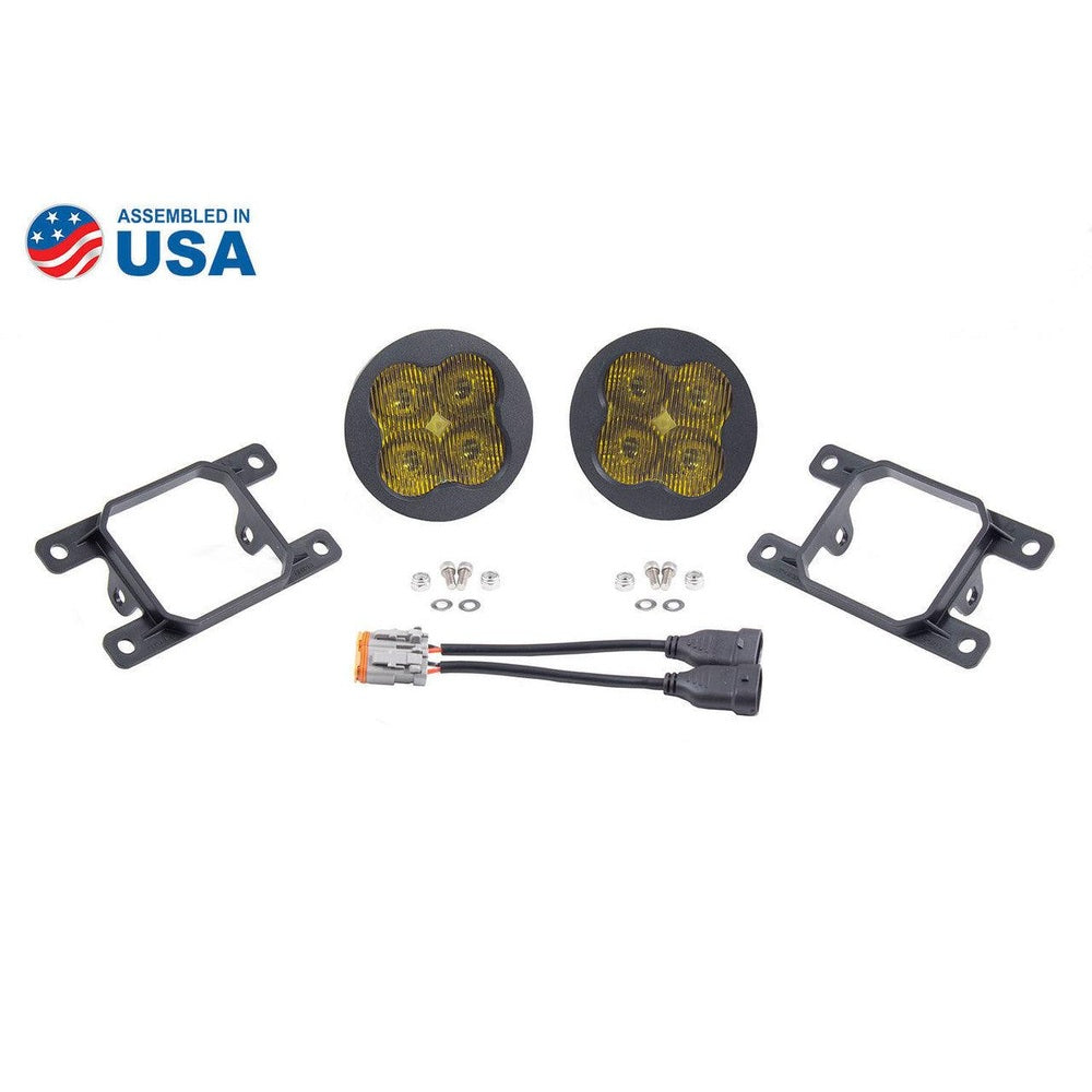 Diode Dynamics SS3 LED Fog Light Kit for 2010-2012 Subaru Outback White SAE-DOT Driving Sport w- Backlight - Apollo Off-Road