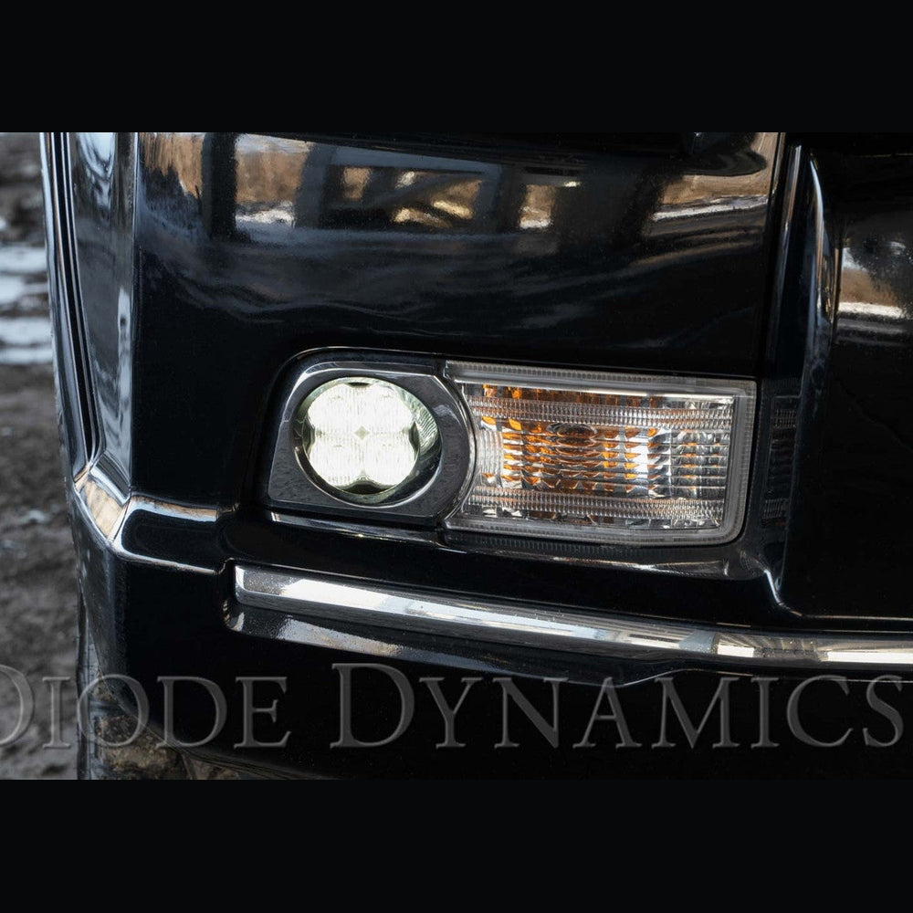 Diode Dynamics SS3 LED Fog Light Kit for 2010-2013 Toyota 4Runner, White SAE-DOT Fog Sport with Backlight - Apollo Off-Road