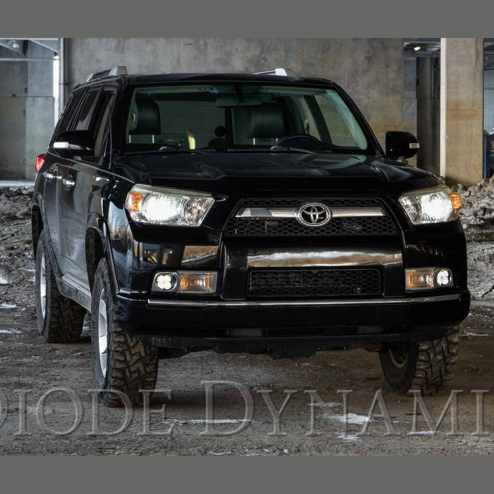 Diode Dynamics SS3 LED Fog Light Kit for 2010-2013 Toyota 4Runner, White SAE-DOT Fog Sport with Backlight - Apollo Off-Road