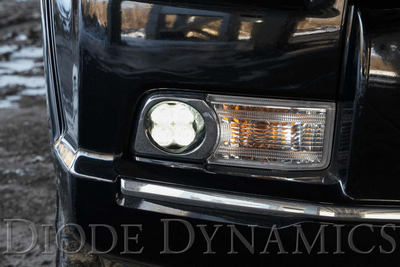 Diode Dynamics SS3 LED Fog Light Kit for 2010-2013 Toyota 4Runner, Yellow SAE-DOT Fog Max with Backlight - Apollo Off-Road