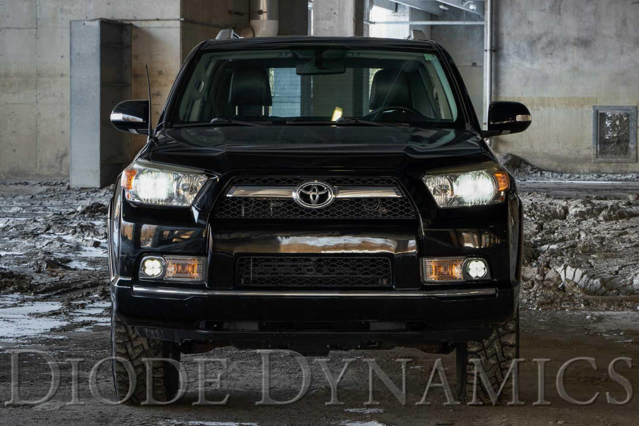 Diode Dynamics SS3 LED Fog Light Kit for 2010-2013 Toyota 4Runner, Yellow SAE-DOT Fog Max with Backlight - Apollo Off-Road