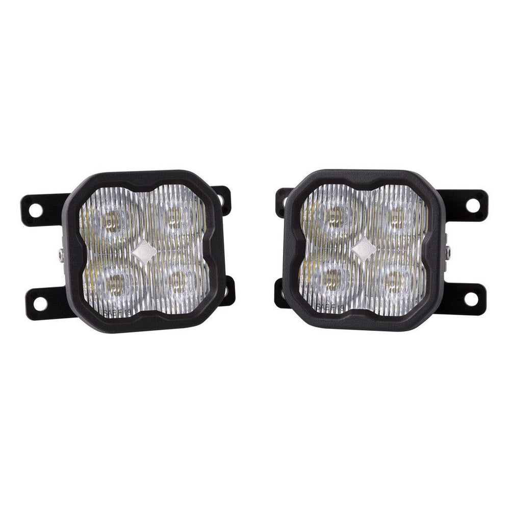 Diode Dynamics SS3 LED Fog Light Kit for 2010-2018 Ford Transit Connect White SAE-DOT Fog Sport w- Backlight - Apollo Off-Road