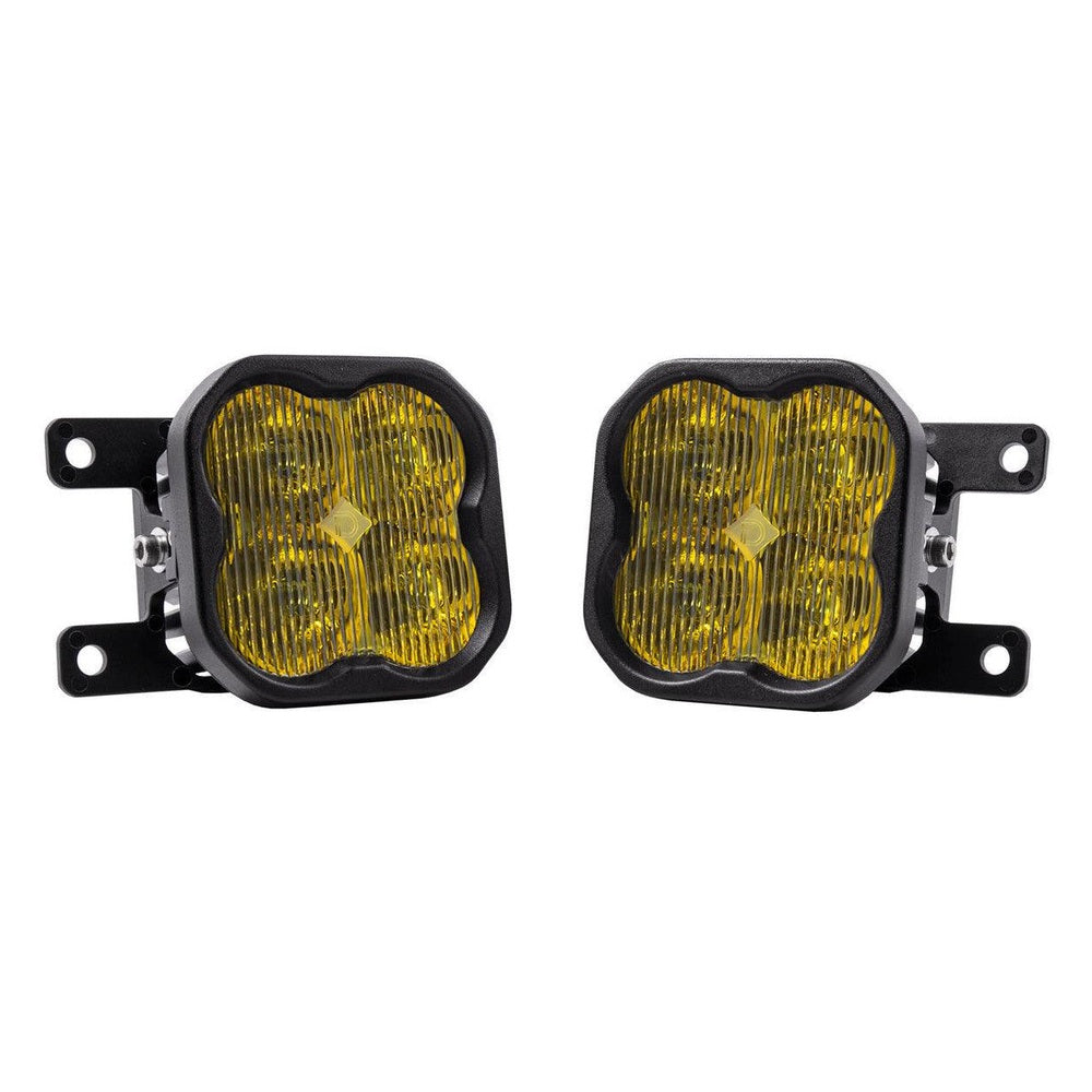 Diode Dynamics SS3 LED Fog Light Kit for 2010-2018 Ford Transit Connect White SAE-DOT Fog Sport w- Backlight - Apollo Off-Road