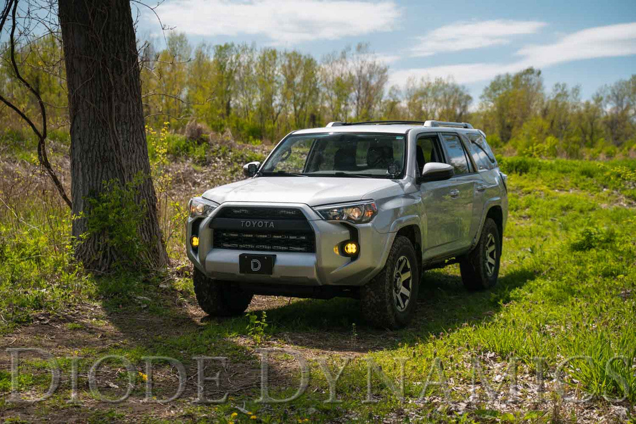 Diode Dynamics SS3 LED Fog Light Kit for 2010-2021 Toyota 4Runner White SAE-DOT Fog Max w- Backlight - Apollo Off-Road