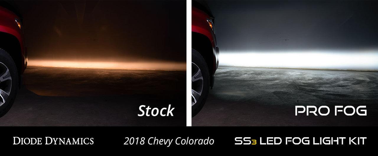 Diode Dynamics SS3 LED Fog Light Kit for 2010 Pontiac G6 Yellow SAE-DOT Fog Pro - Apollo Off-Road