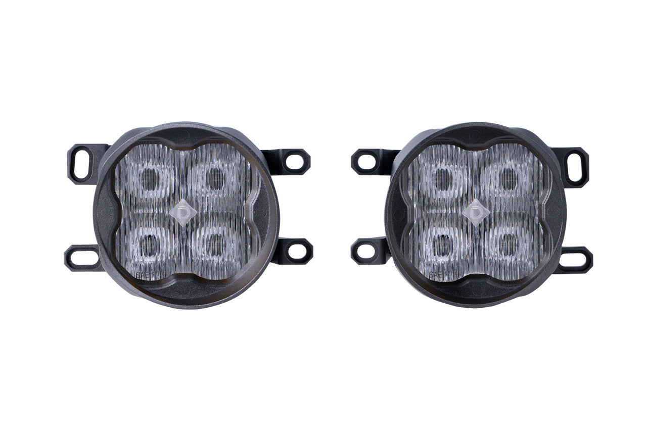 Diode Dynamics SS3 LED Fog Light Kit for 2011-2013 Lexus CT200h, White SAE-DOT Fog Sport with Backlight - Apollo Off-Road