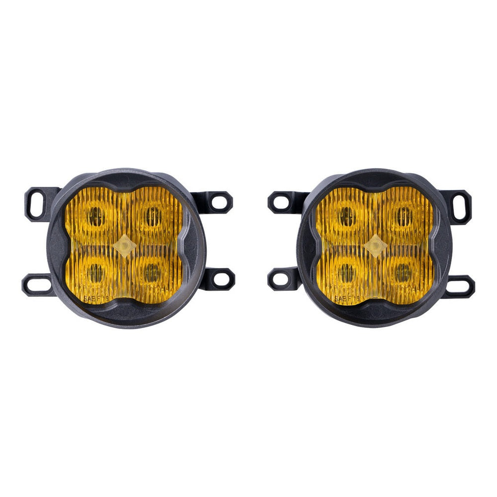 Diode Dynamics SS3 LED Fog Light Kit for 2011-2013 Lexus IS350, Yellow SAE-DOT Fog Sport with Backlight - Apollo Off-Road