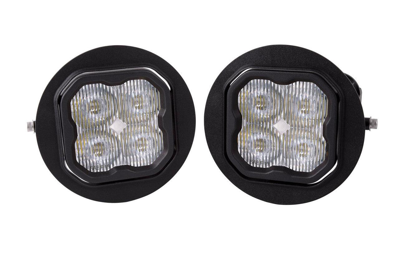 Diode Dynamics SS3 LED Fog Light Kit for 2011-2014 Ford F-150 White SAE-DOT Fog Pro w- Backlight - Apollo Off-Road