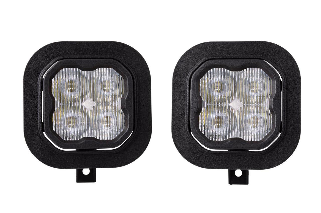 Diode Dynamics SS3 LED Fog Light Kit for 2011-2016 Ford Super Duty F-250-F-350 White SAE-DOT Fog Pro w- Backlight - Apollo Off-Road