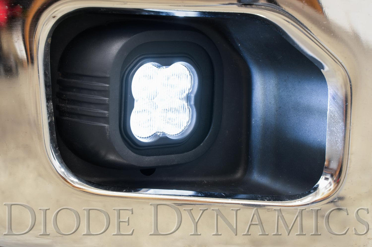 Diode Dynamics SS3 LED Fog Light Kit for 2011-2016 Ford Super Duty F-250-F-350 Yellow SAE-DOT Fog Max w- Backlight - Apollo Off-Road