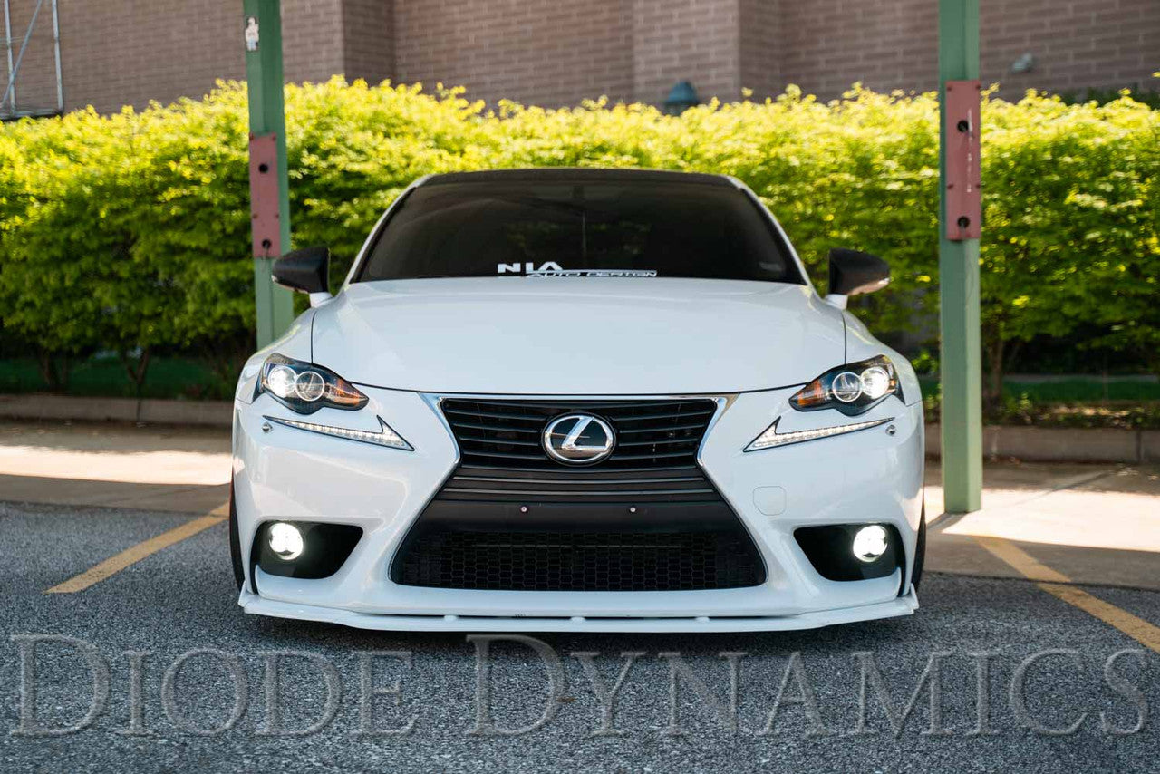 Diode Dynamics SS3 LED Fog Light Kit for 2012-2014 Lexus IS250C A-T Convertible, White SAE-DOT Fog Max with Backlight - Apollo Off-Road