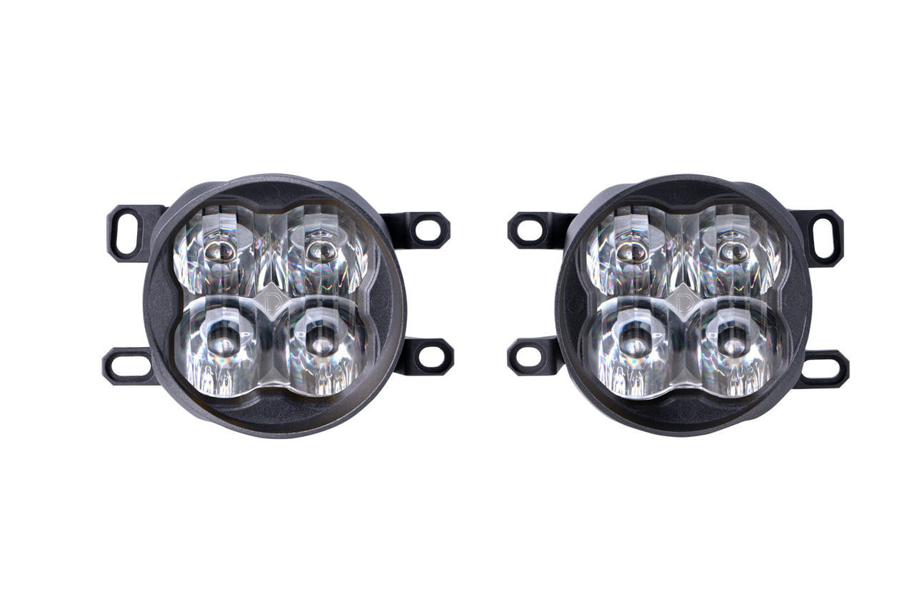 Diode Dynamics SS3 LED Fog Light Kit for 2012-2014 Lexus IS250C A-T Convertible, Yellow SAE-DOT Fog Pro with Backlight - Apollo Off-Road