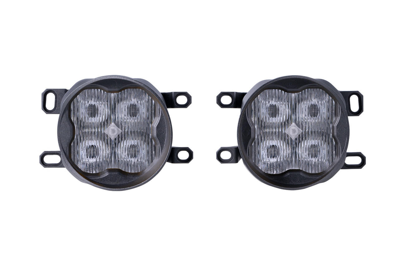 Diode Dynamics SS3 LED Fog Light Kit for 2012-2014 Toyota Prius, White SAE-DOT Fog Pro with Backlight - Apollo Off-Road