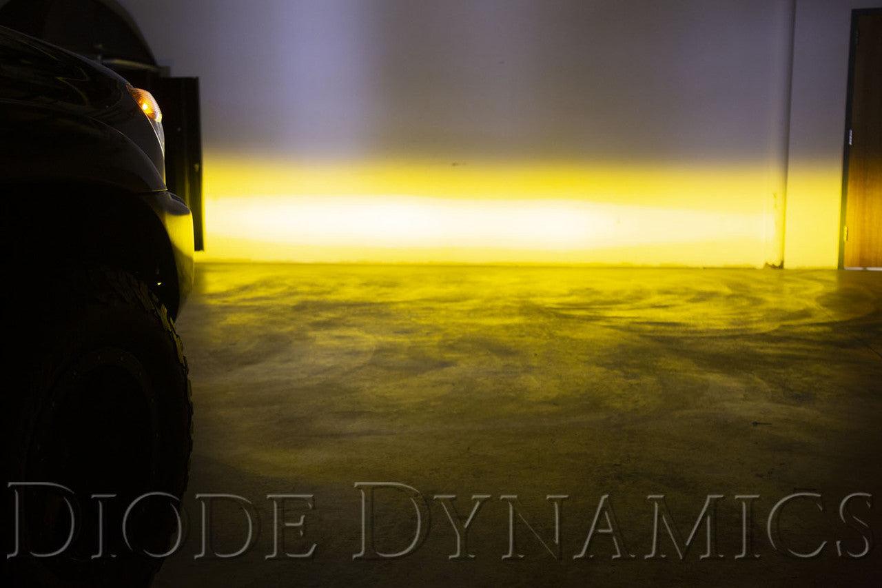 Diode Dynamics SS3 LED Fog Light Kit for 2012-2015 Toyota Tacoma Yellow SAE-DOT Fog Pro w- Backlight - Apollo Off-Road