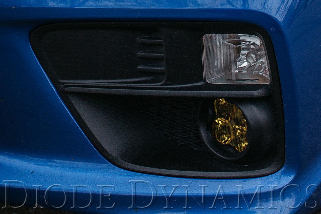 Diode Dynamics SS3 LED Fog Light Kit for 2013-2015 Honda Civic Si Sedan Yellow SAE-DOT Fog Sport w- Backlight - Apollo Off-Road