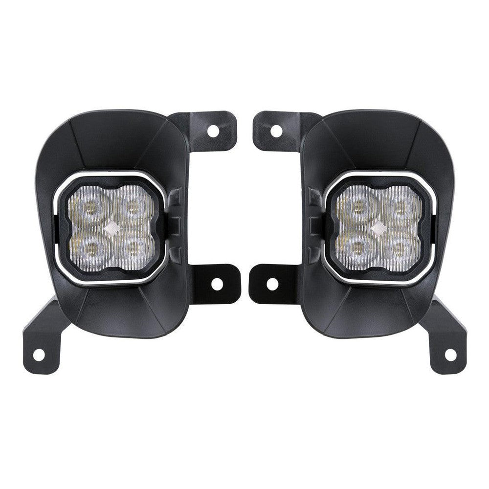 Diode Dynamics SS3 LED Fog Light Kit for 2013-2018 Ram 1500 White SAE-DOT Fog Max w- Backlight - Apollo Off-Road