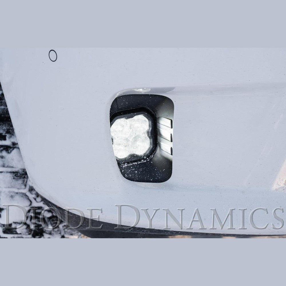 Diode Dynamics SS3 LED Fog Light Kit for 2013-2018 Ram 1500 White SAE-DOT Fog Max w- Backlight - Apollo Off-Road