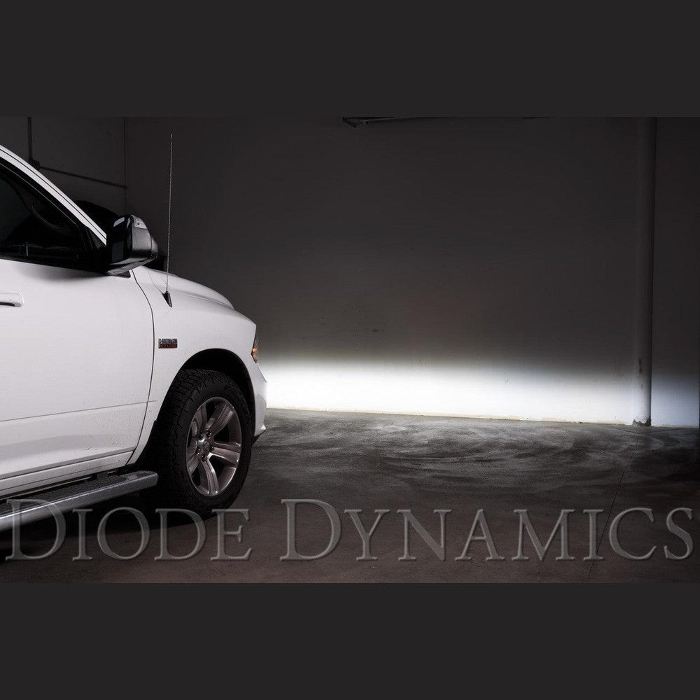 Diode Dynamics SS3 LED Fog Light Kit for 2013-2018 Ram 1500 White SAE-DOT Fog Max w- Backlight - Apollo Off-Road