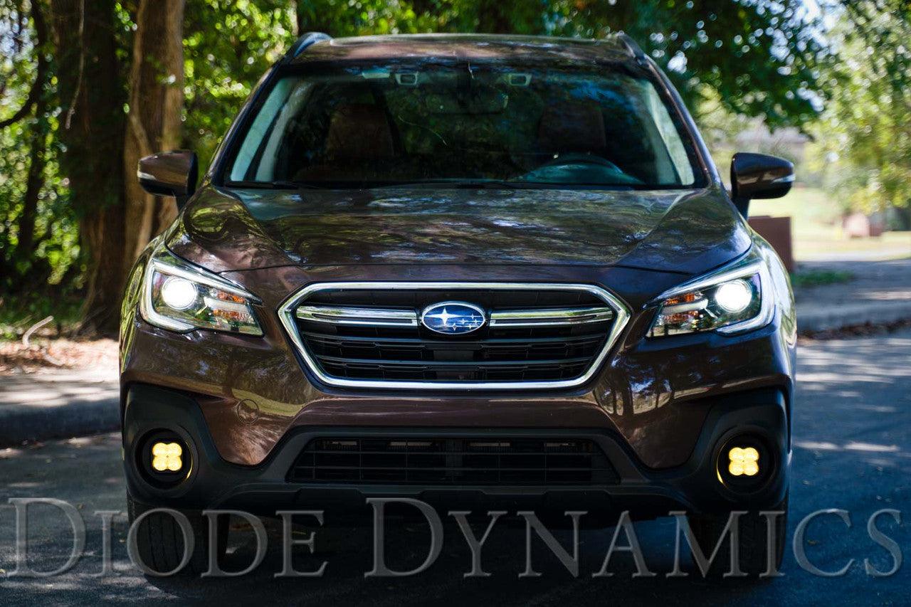 Diode Dynamics SS3 LED Fog Light Kit for 2013-2019 Subaru Outback White SAE-DOT Driving Pro - Apollo Off-Road