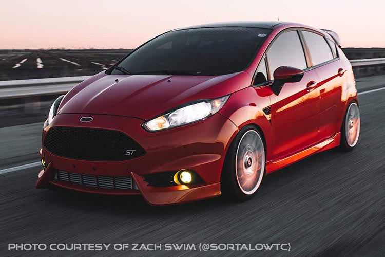 Diode Dynamics SS3 LED Fog Light Kit for 2014-2019 Ford Fiesta ST Yellow SAE-DOT Fog Max w- Backlight - Apollo Off-Road