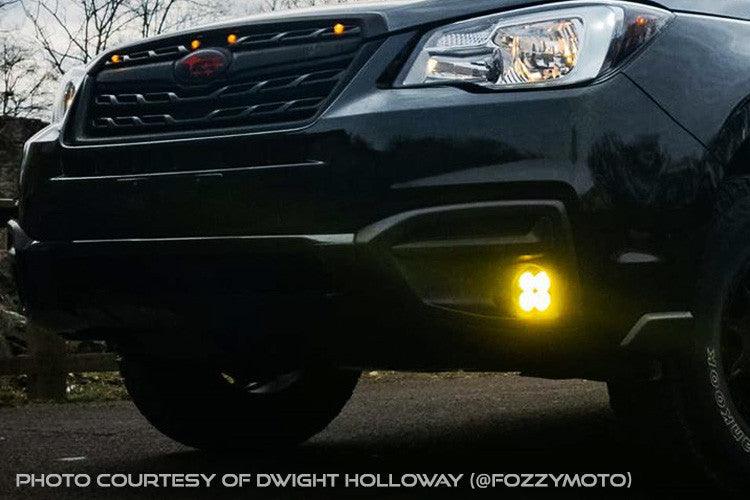 Diode Dynamics SS3 LED Fog Light Kit for 2014-2019 Subaru Forester Yellow SAE-DOT Fog Sport - Apollo Off-Road