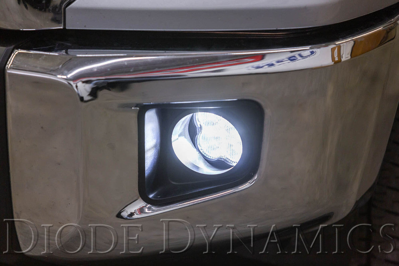 Diode Dynamics SS3 LED Fog Light Kit for 2014-2021 Toyota Tundra Yellow SAE-DOT Fog Pro w- Backlight - Apollo Off-Road
