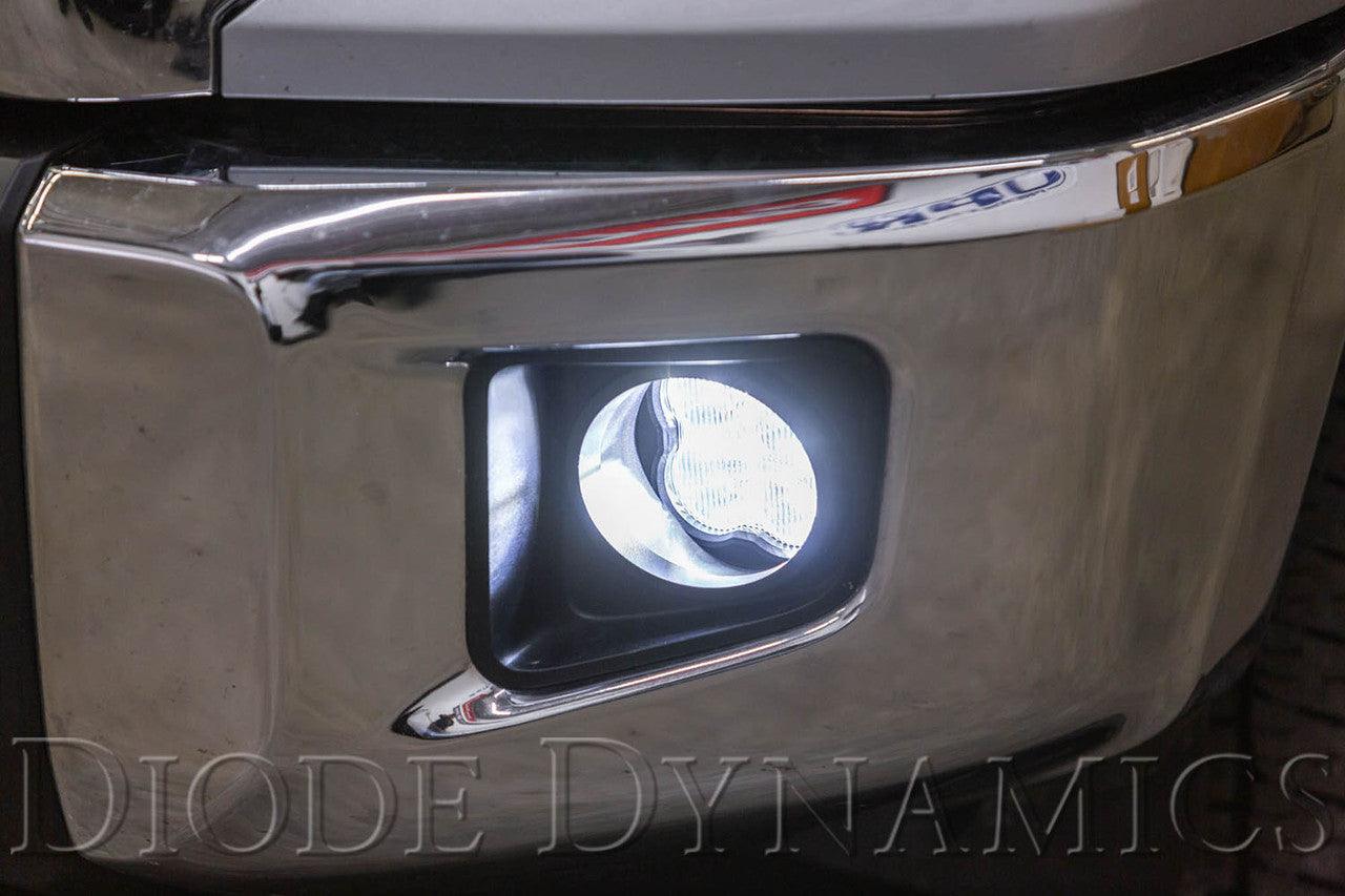 Diode Dynamics SS3 LED Fog Light Kit for 2014-2021 Toyota Tundra, Yellow SAE-DOT Fog Sport - Apollo Off-Road