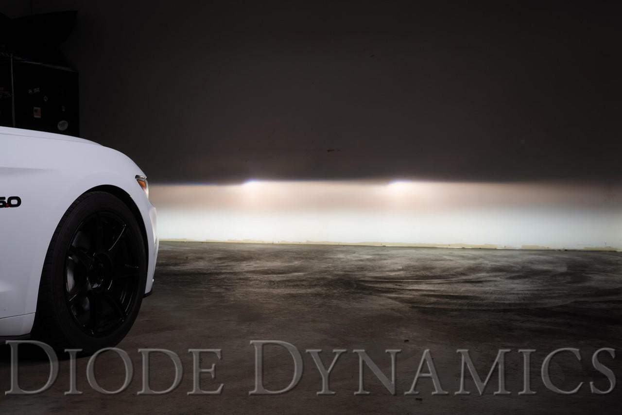 Diode Dynamics SS3 LED Fog Light Kit for 2015-2017 Ford Mustang White SAE-DOT Fog Sport w- Backlight - Apollo Off-Road