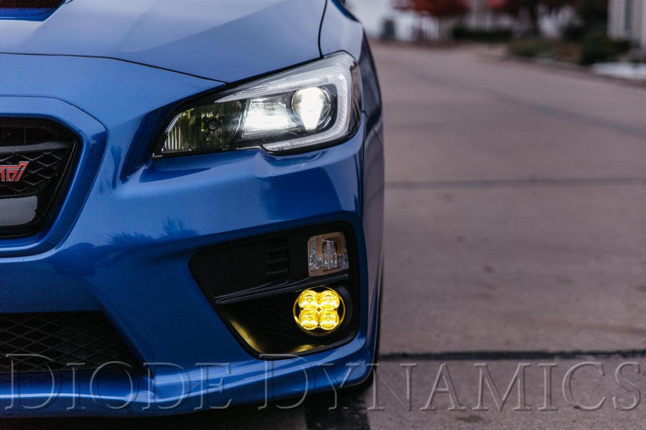 Diode Dynamics SS3 LED Fog Light Kit for 2015-2017 Subaru WRX-STIYellow SAE-DOT Fog Pro - Apollo Off-Road