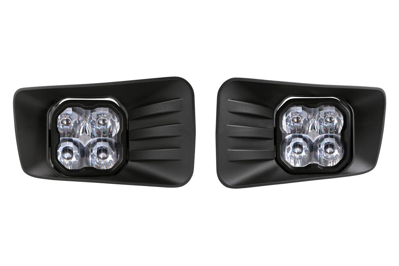 Diode Dynamics SS3 LED Fog Light Kit for 2015-2020 Chevrolet Suburban, White SAE-DOT Driving Sport with Backlight - Apollo Off-Road