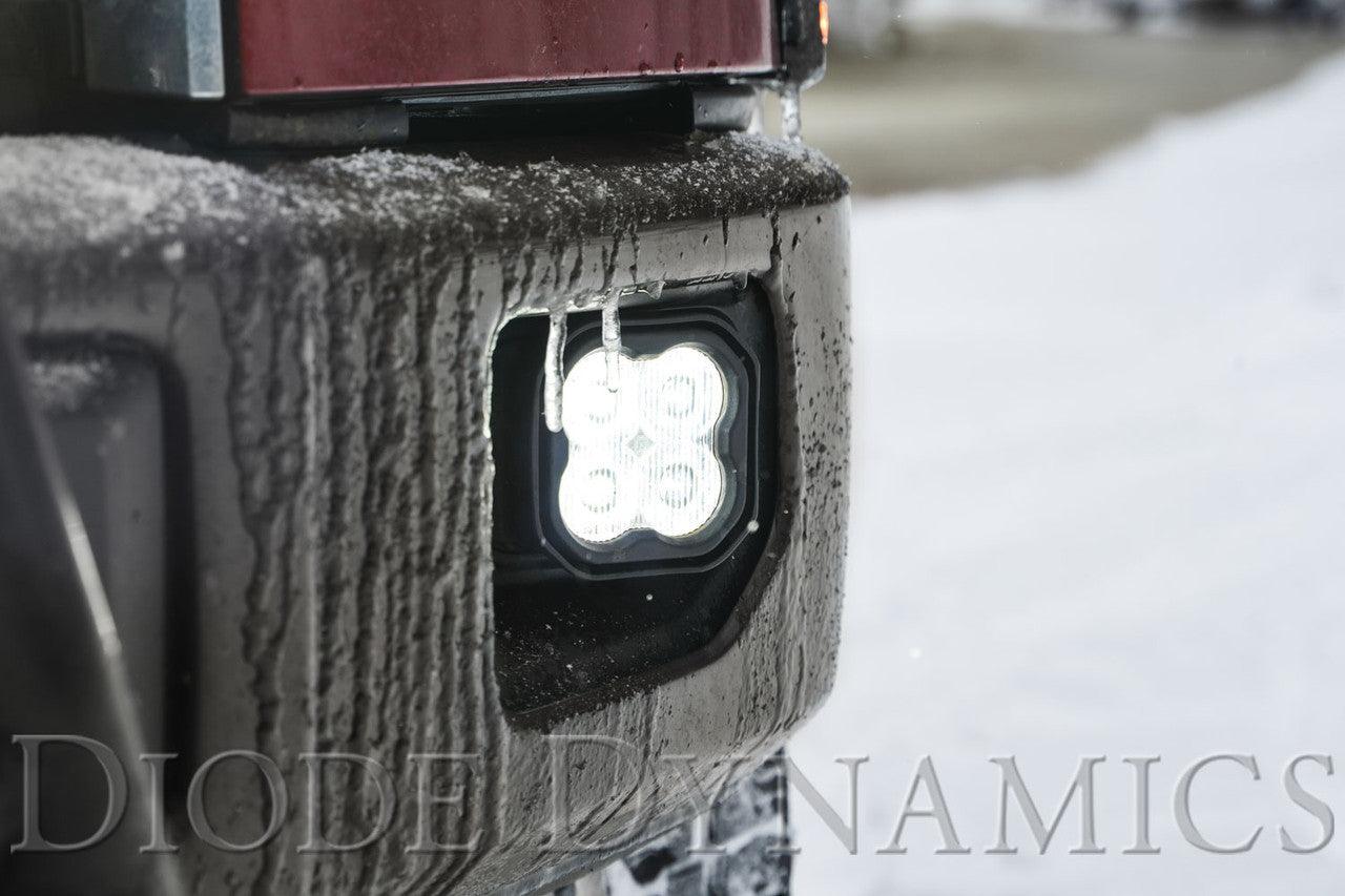 Diode Dynamics SS3 LED Fog Light Kit for 2015-2020 Ford F-150 Yellow SAE-DOT Fog Sport w- Backlight - Apollo Off-Road
