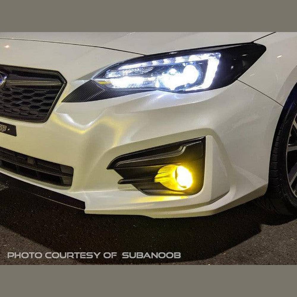 Diode Dynamics SS3 LED Fog Light Kit for 2015-2021 Subaru Impreza (w- Eyesight Package) Yellow SAE-DOT Fog Sport w- Backlight - Apollo Off-Road