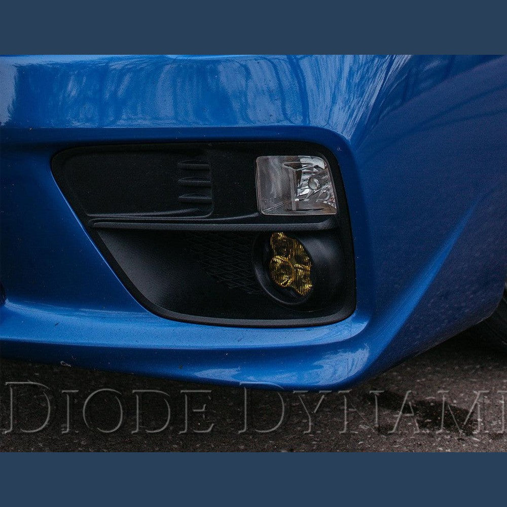Diode Dynamics SS3 LED Fog Light Kit for 2015-2021 Subaru WRX Yellow SAE-DOT Fog Sport w- Backlight - Apollo Off-Road