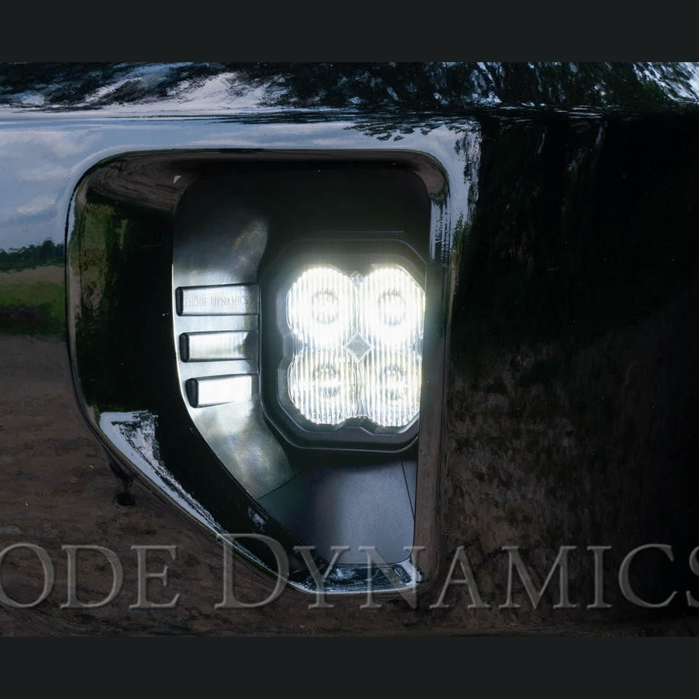 Diode Dynamics SS3 LED Fog Light Kit for 2016-2018 Chevrolet Silverado 1500 Yellow SAE-DOT Fog Pro w- Backlight - Apollo Off-Road