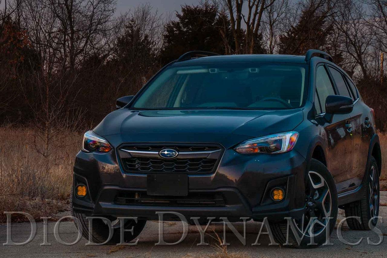 Diode Dynamics SS3 LED Fog Light Kit for 2016-2021 Subaru Crosstrek White SAE-DOT Driving Pro w- Backlight - Apollo Off-Road