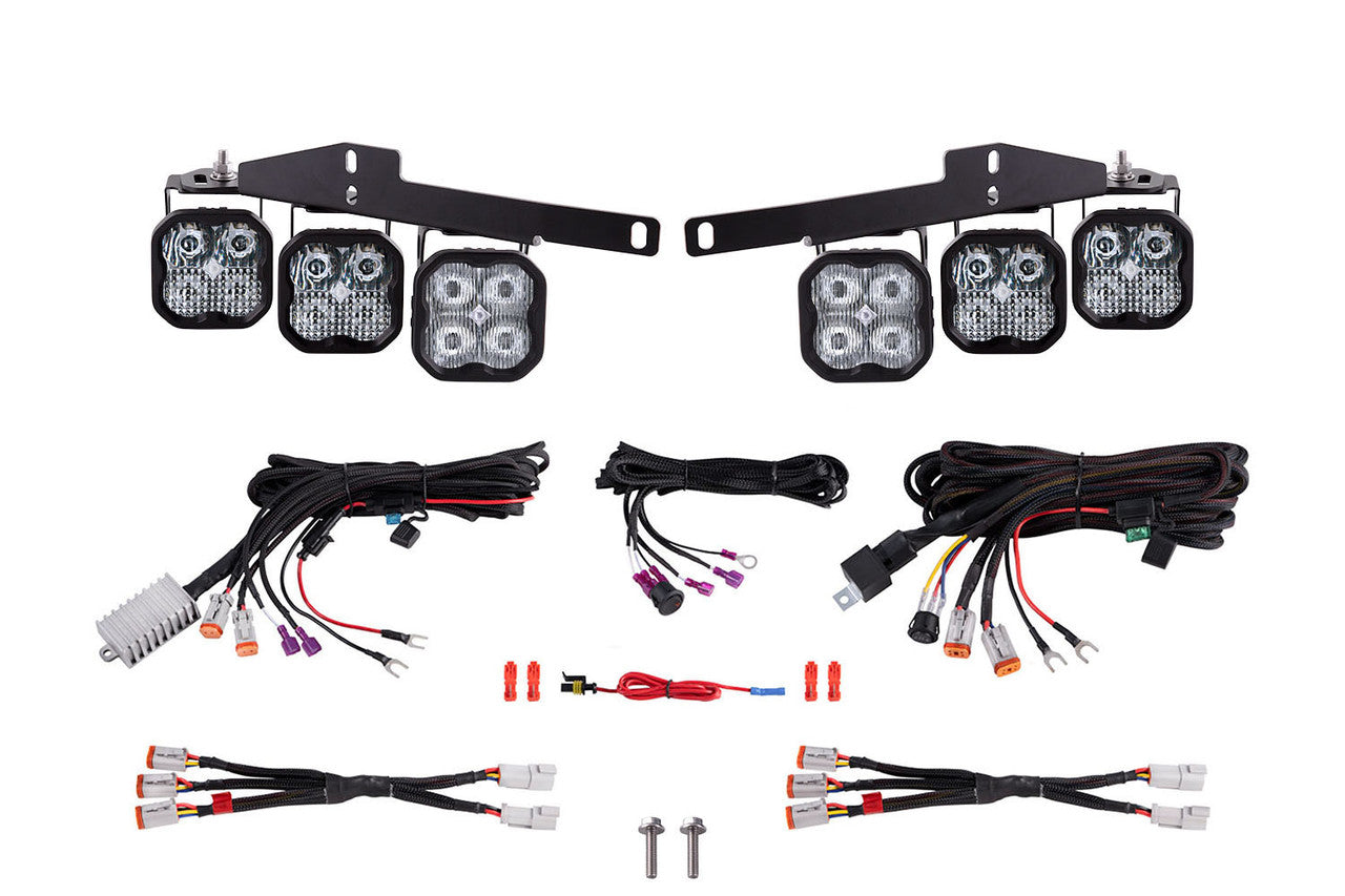 Diode Dynamics SS3 LED Fog Light Kit for 2017-2020 Ford Raptor White Sport - Apollo Off-Road