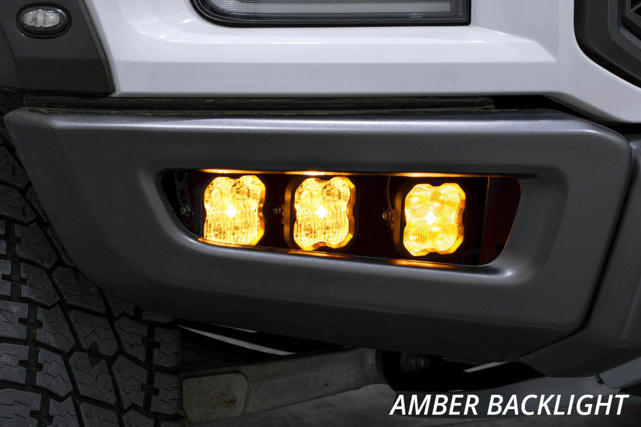Diode Dynamics SS3 LED Fog Light Kit for 2017-2020 Ford Raptor White Sport - Apollo Off-Road