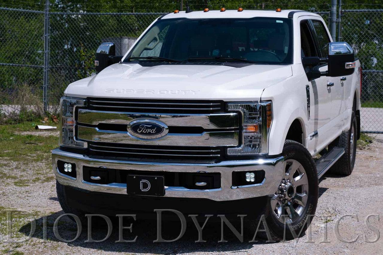 Diode Dynamics SS3 LED Fog Light Kit for 2017-2021 Ford Super Duty, White SAE-DOT Fog Max - Apollo Off-Road