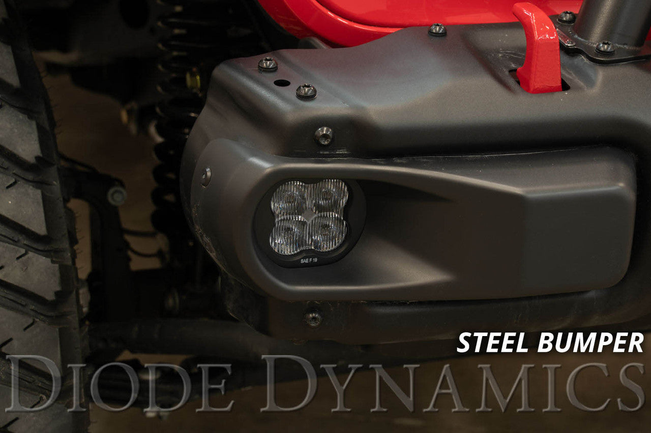 Diode Dynamics SS3 LED Fog Light Kit for 2018-2021 Jeep JL Wrangler, White SAE-DOT Fog Pro - Apollo Off-Road
