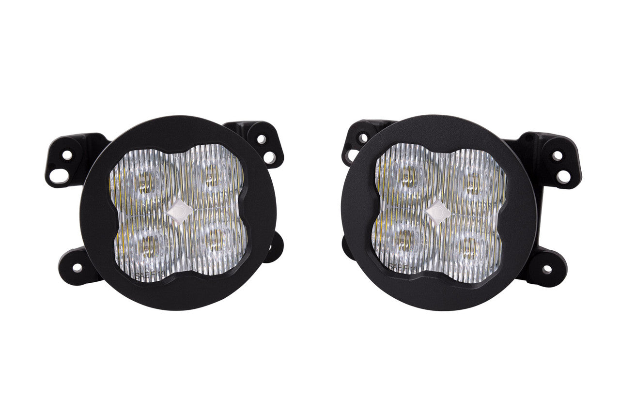 Diode Dynamics SS3 LED Fog Light Kit for 2018-2021 Jeep JL Wrangler, White SAE-DOT Fog Pro - Apollo Off-Road