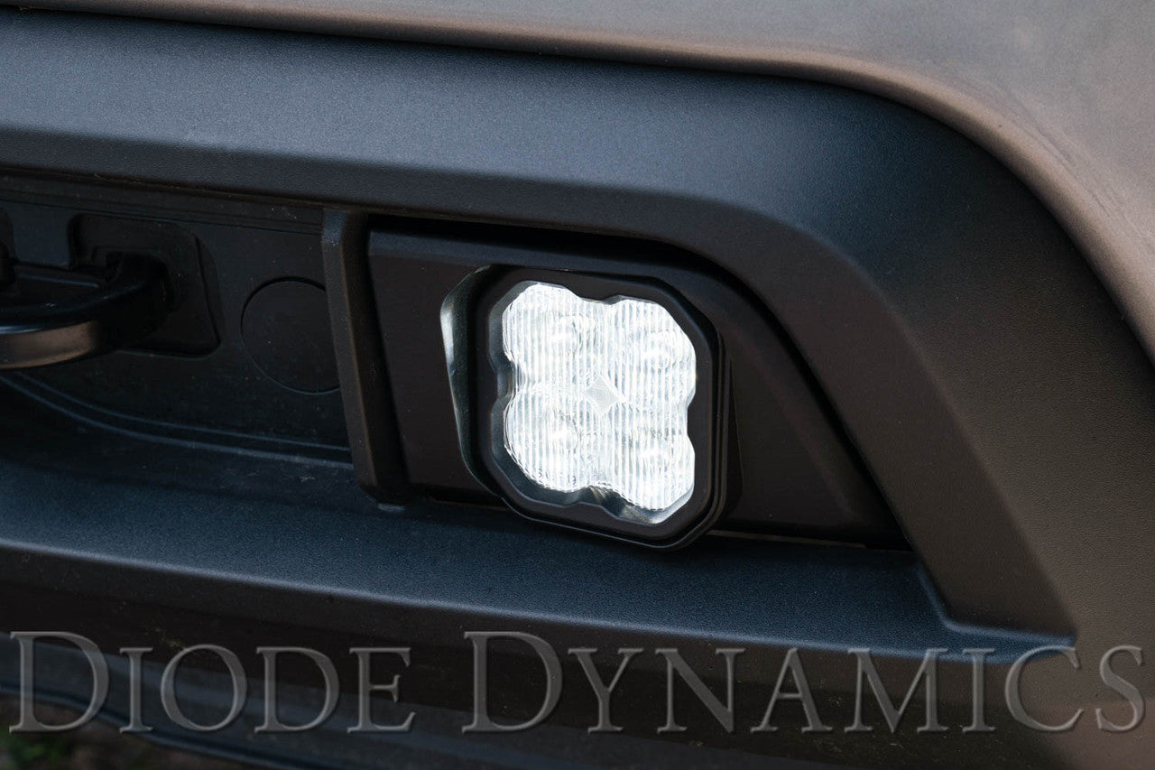 Diode Dynamics SS3 LED Fog Light Kit for 2019-2021 Chevrolet Silverado 1500 Yellow SAE-DOT Fog Max w- Backlight - Apollo Off-Road