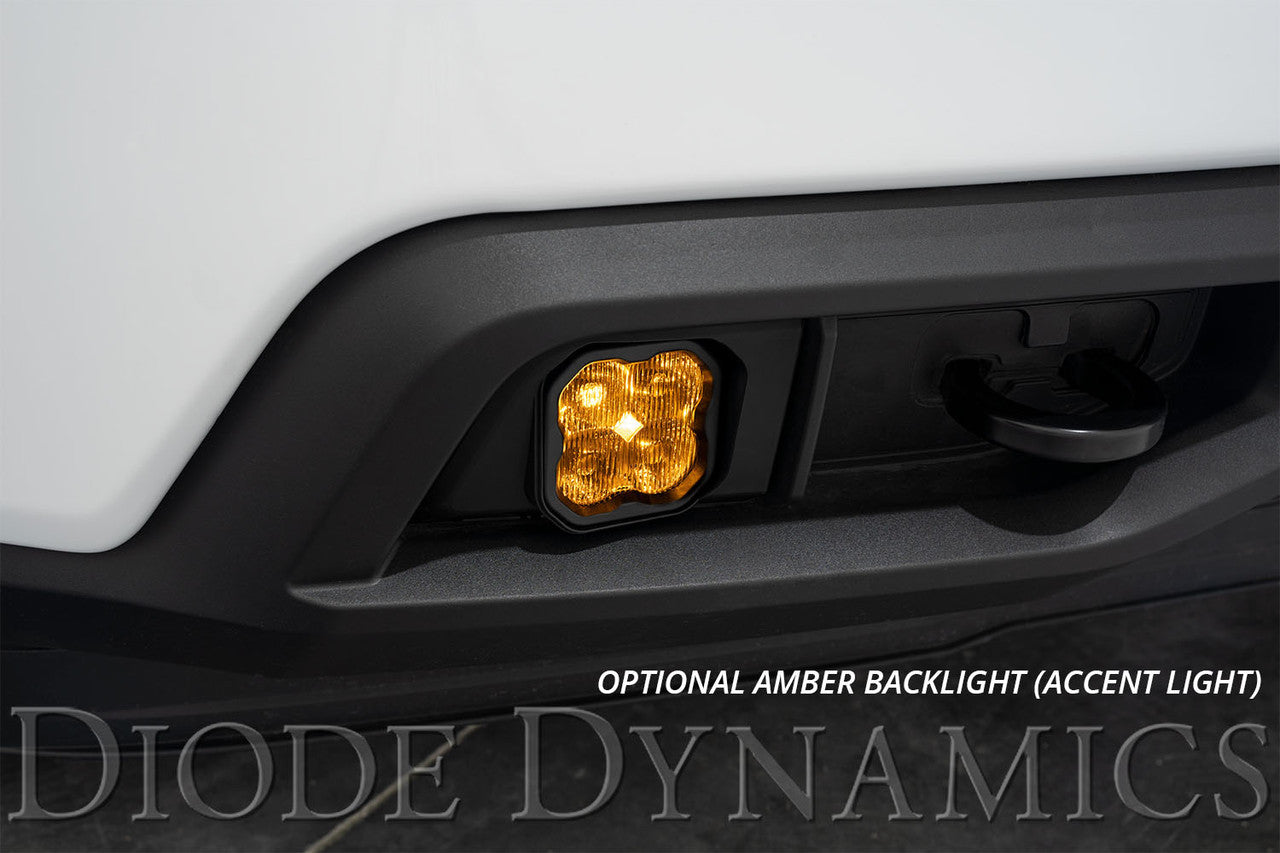 Diode Dynamics SS3 LED Fog Light Kit for 2019-2021 Chevrolet Silverado 1500 Yellow SAE-DOT Fog Max w- Backlight - Apollo Off-Road