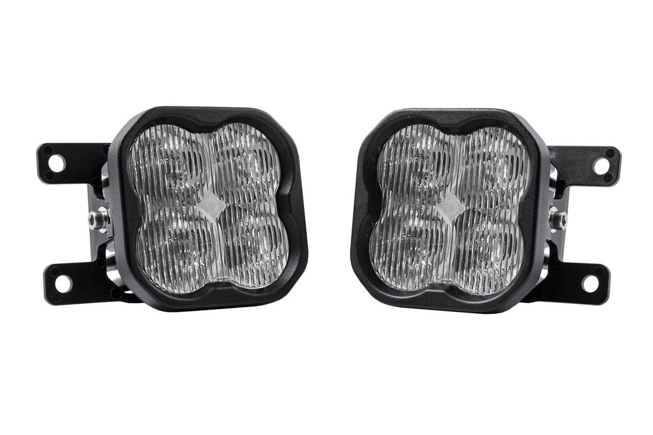 Diode Dynamics SS3 LED Fog Light Kit for 2019-2021 Ford Ranger White SAE-DOT Fog Max w- Backlight - Apollo Off-Road