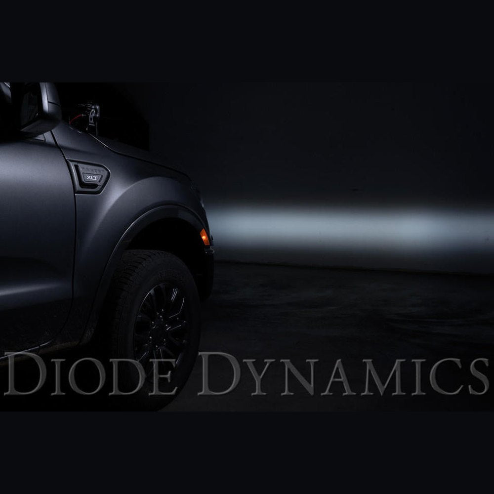 Diode Dynamics SS3 LED Fog Light Kit for 2019-2021 Ford Ranger White SAE-DOT Fog Max w- Backlight - Apollo Off-Road